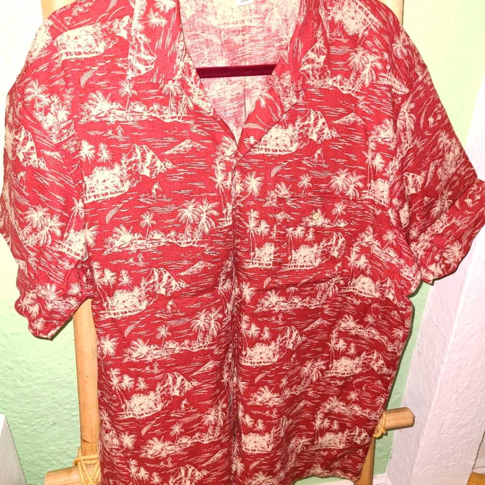 H&M shortsleeve buttondown shirt xl